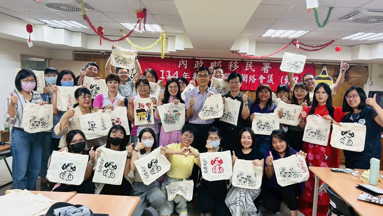 夢想袋著走 彰化新住民網絡會議展現創意新力量