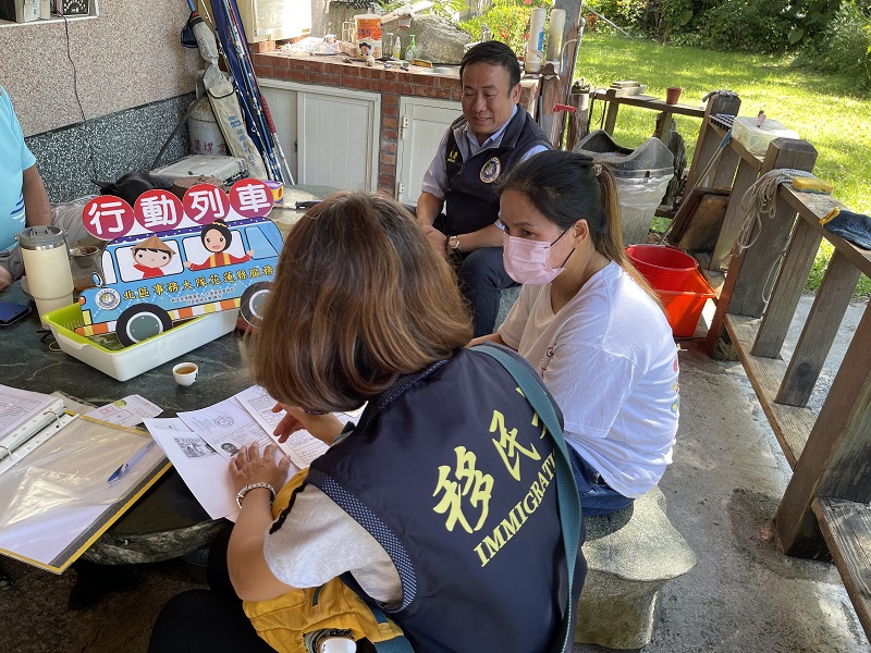 移民署北區事務大隊花蓮縣服務站於114年9月11日辦理行動服務列車成果報導