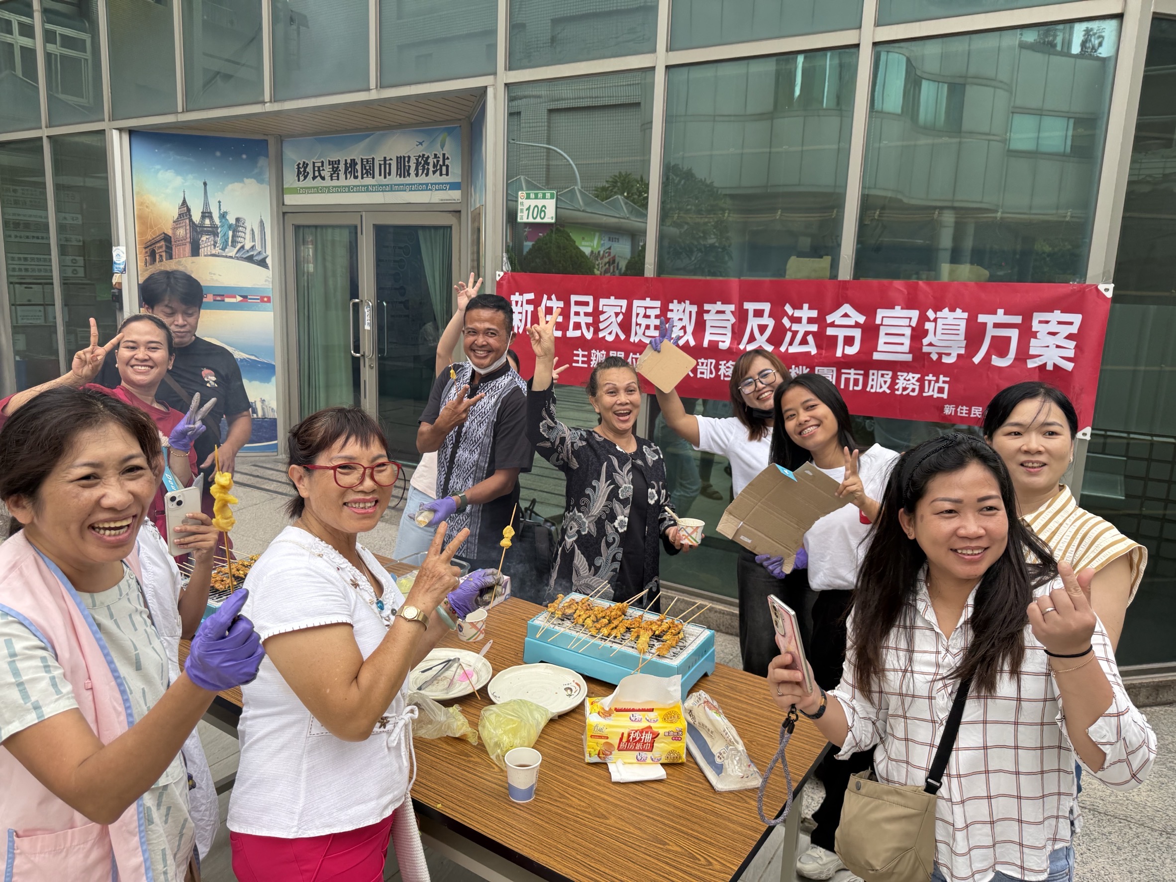 歡度異國風味中秋佳節 移民署邀新住民烤印尼沙嗲