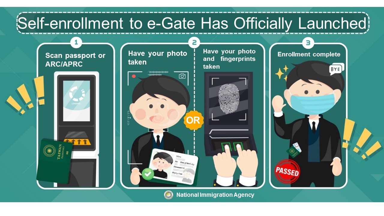 Self-enrollment for Automated Immigration Clearance System (e-Gate) Has Officially Launched